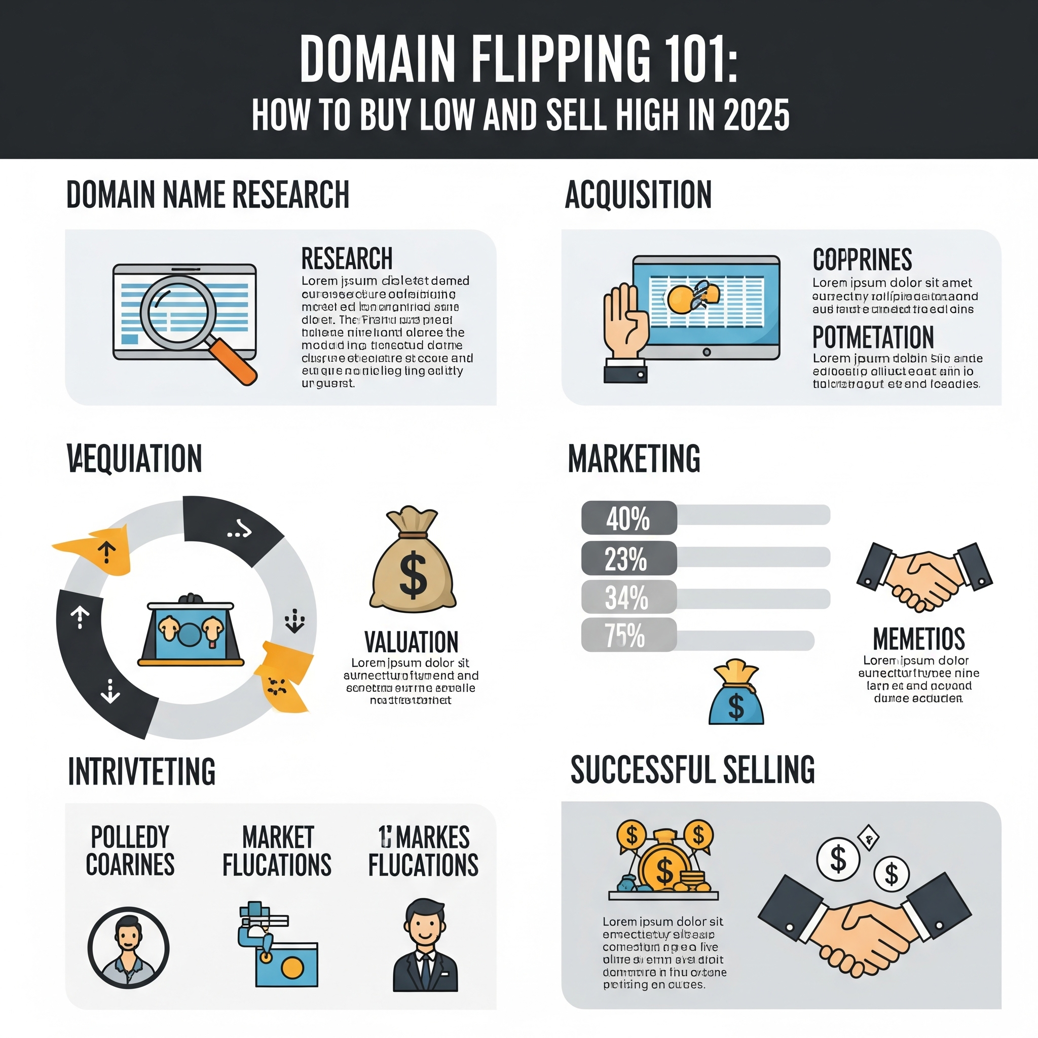 Domain Flipping 101: How to Buy Low and Sell High in 2025